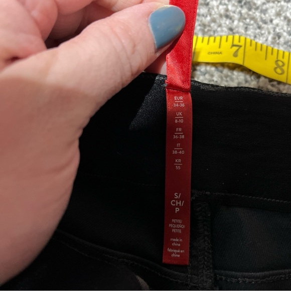 SPANX Stretch Twill Ankle Cargo Pants sz S Petite Gray Pull On 20311Q Pockets - Picture 7 of 12